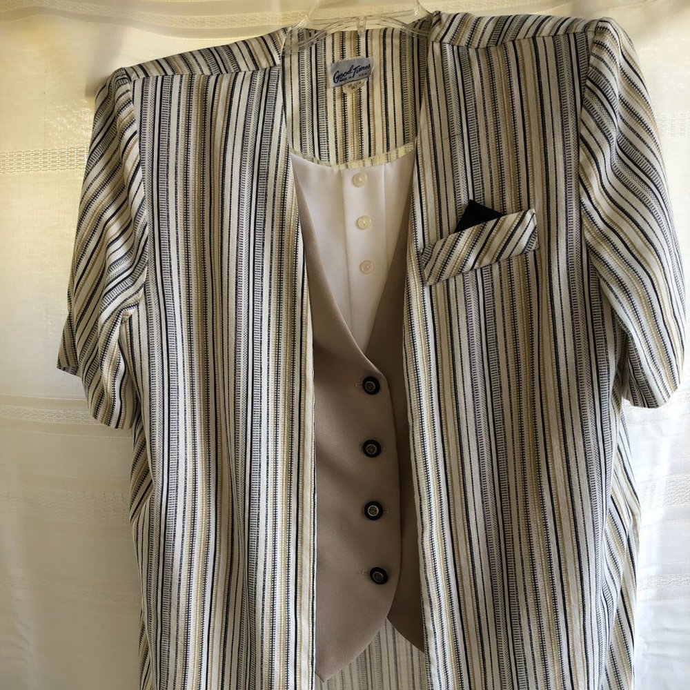 Shirt-Top and Vest Blazer- GoodTimes #3068